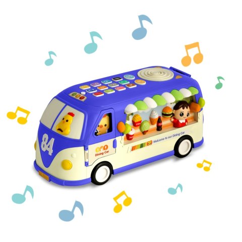 Zabawka edukacyjna Autobus RK-741 Ricokids niebieski Zabawka edukacyjna Autobus RK-741 Ricokids niebieski