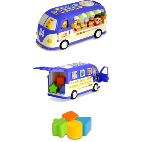 Zabawka edukacyjna Autobus RK-741 Ricokids niebieski Zabawka edukacyjna Autobus RK-741 Ricokids niebieski