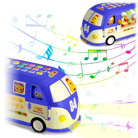 Zabawka edukacyjna Autobus RK-741 Ricokids niebieski Zabawka edukacyjna Autobus RK-741 Ricokids niebieski