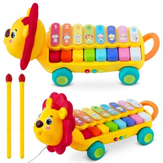 ZABAWKA EDUKACYJNA CYMBAŁKI, KSYLOFON LEWEK RK-740 RICOKIDS