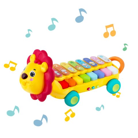 ZABAWKA EDUKACYJNA CYMBAŁKI, KSYLOFON LEWEK RK-740 RICOKIDS