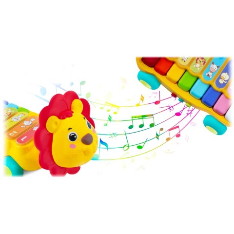 ZABAWKA EDUKACYJNA CYMBAŁKI, KSYLOFON LEWEK RK-740 RICOKIDS