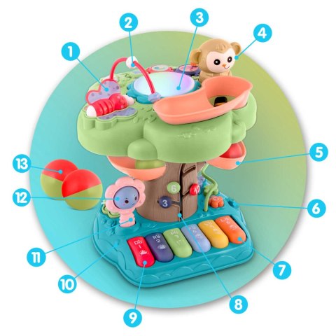 ZABAWKA EDUKACYJNA DRZEWKO Z MELODIĄ RICOKIDS 781600