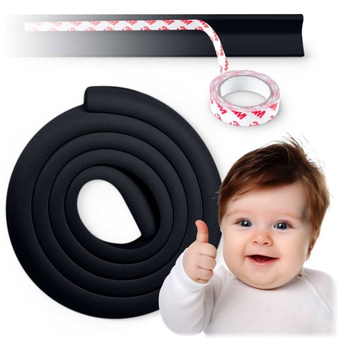 ZABEZPIECZAJĄCA TAŚMA PIANKOWA RICOKIDS 798701 CZARNA 2 M