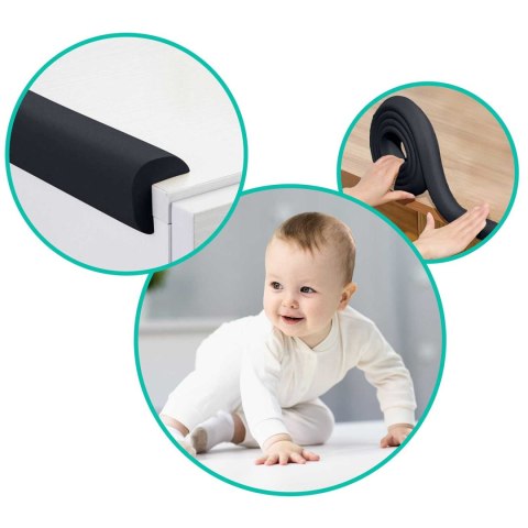 ZABEZPIECZAJĄCA TAŚMA PIANKOWA RICOKIDS 798701 CZARNA 2 M