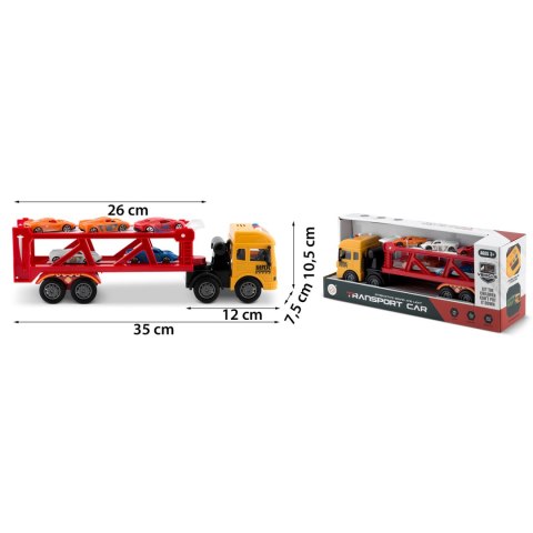 Edukacyjna zabawka ciężarówka + 5 aut RK-760 Ricokids Edukacyjna zabawka ciężarówka + 5 aut RK-760 Ricokids