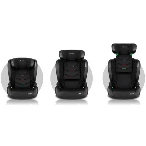 FOTELIK SAMOCHODOWY NUKIDO LOUIS CZARNY 15-36 KG ISOFIX