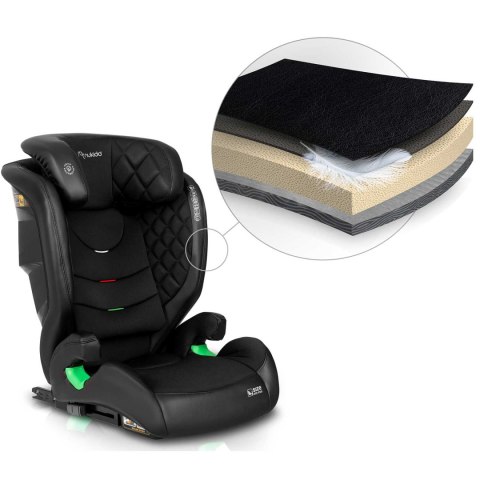 FOTELIK SAMOCHODOWY NUKIDO LOUIS CZARNY 15-36 KG ISOFIX