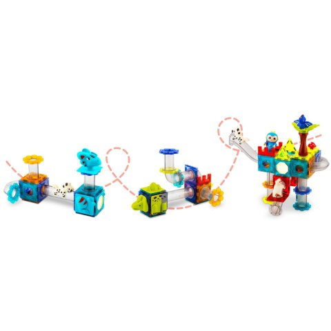 Klocki magnetyczne Raj Dinozaurów RK-757 Ricokids Klocki magnetyczne Raj Dinozaurów RK-757 Ricokids