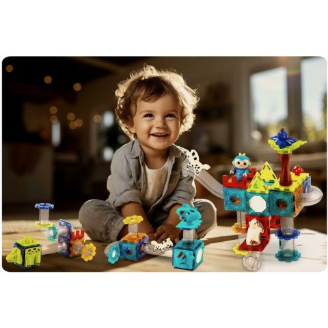 Klocki magnetyczne Raj Dinozaurów RK-757 Ricokids Klocki magnetyczne Raj Dinozaurów RK-757 Ricokids
