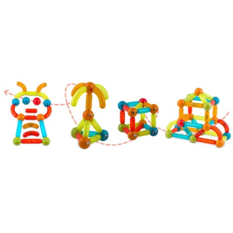 Klocki magnetyczne z podświetleniem RK-767 Ricokids Klocki magnetyczne z podświetleniem RK-767 Ricokids