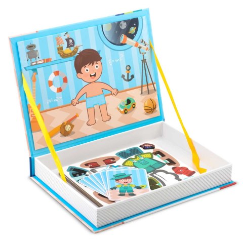 KSIĄŻKA MAGNETYCZNA PUZZLE PRZEBIERANKI RK-770