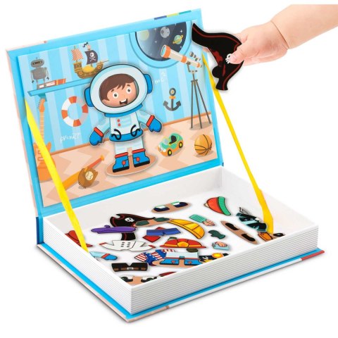KSIĄŻKA MAGNETYCZNA PUZZLE PRZEBIERANKI RK-770