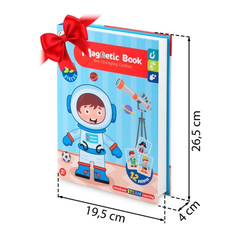KSIĄŻKA MAGNETYCZNA PUZZLE PRZEBIERANKI RK-770