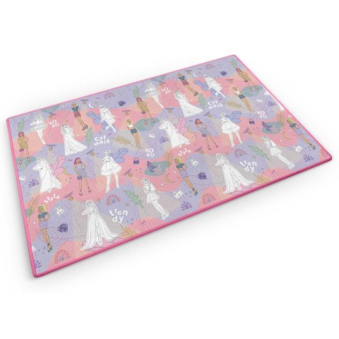 MATA PIANKOWA DO KOLOROWANIA ZWIJANA 200 X 120 X 0,3 CM RICOKIDS RK-343