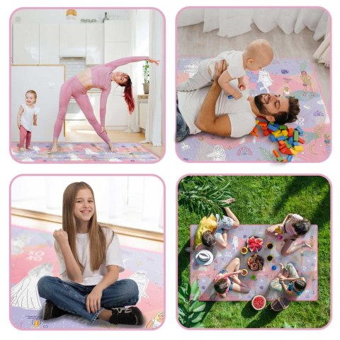 MATA PIANKOWA DO KOLOROWANIA ZWIJANA 200 X 120 X 0,3 CM RICOKIDS RK-343