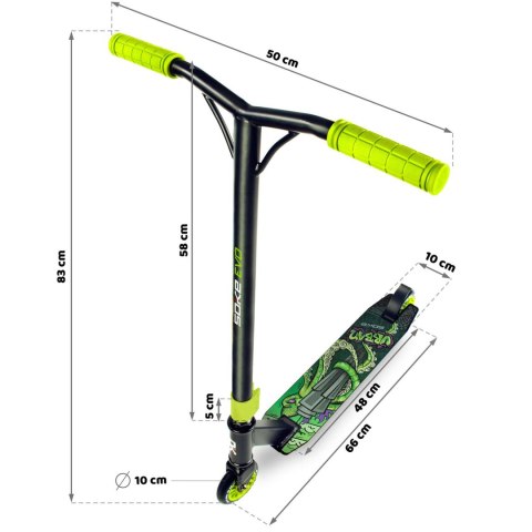 Hulajnoga wyczynowa SOKE EVO green Hulajnoga wyczynowa SOKE EVO green