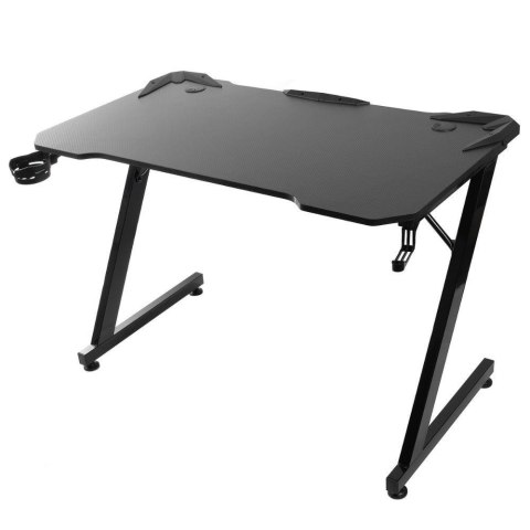 Biurko gamingowe NanoRS RS120 czarne 50kg max, wysokość 750mm Biurko gamingowe NanoRS RS120 czarne 50kg max, wysokość 750mm