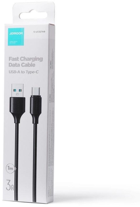 KABEL USB-A / USB-C Joyroom S-UC027A9 100m 3A W OPLOCIE CZARNY KABEL USB-A / USB-C Joyroom S-UC027A9 100m 3A W OPLOCIE CZARNY