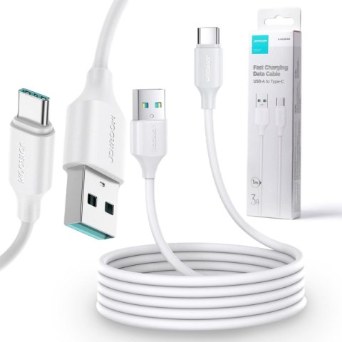 KABEL USB-A / USB-C Joyroom S-UC027A9 200cm 3A W OPLOCIE BIAŁY KABEL USB-A / USB-C Joyroom S-UC027A9 200cm 3A W OPLOCIE BIAŁY