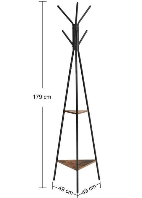 Wieszak stojak podłogowy na ubrania drewniany LOFT Wieszak stojak podłogowy na ubrania drewniany LOFT