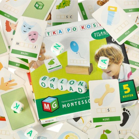 Zabawka edukacyjna montessori Kostka po kostce pisanie 4 kostki 5+ MULITGRA Zabawka edukacyjna montessori Kostka po kostce pisanie 4 kostki 5+ MULITGRA