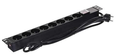 Listwa zasilająca A-LAN PZ081U (8 x UTE; 16 A (3680 W); 1,8m; kolor czarny) Listwa zasilająca A-LAN PZ081U (8 x UTE; 16 A (3680 W); 1,8m; kolor czarny)