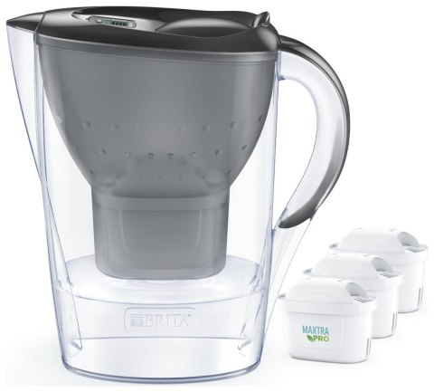 Dzbanek filtrujący Brita Marella+3 Maxtra Pro PP (grafitowy ; 2,4l) Dzbanek filtrujący Brita Marella+3 Maxtra Pro PP (grafitowy ; 2,4l)