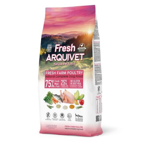 ARQUIVET FRESH Półwilgotna karma dla psa kurczak i ryba oceaniczna 10 kg ARQUIVET FRESH Półwilgotna karma dla psa kurczak i ryba oceaniczna 10 kg