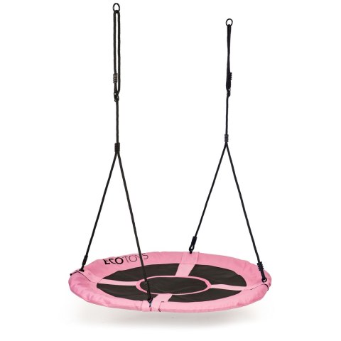 Huśtawka ogrodowa bocianie gniazdo 100cm różowa ECOTOYS Huśtawka ogrodowa bocianie gniazdo 100cm różowa ECOTOYS