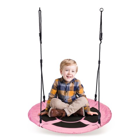 Huśtawka ogrodowa bocianie gniazdo 100cm różowa ECOTOYS Huśtawka ogrodowa bocianie gniazdo 100cm różowa ECOTOYS