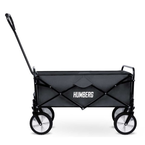 WÓZEK TRANSPORTOWY, SKŁADANY 80L HUMBERG HM-511 - CIEMNO SZARY