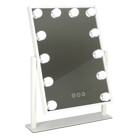 Lusterko do makijażu LED z żarówkami USB 30x40cm Lusterko do makijażu LED z żarówkami USB 30x40cm
