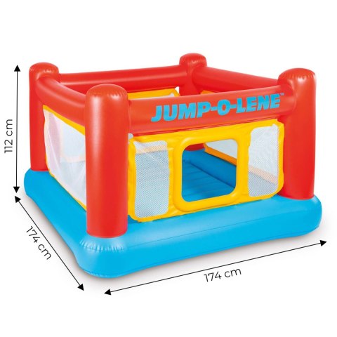 Trampolina dmuchana Zamek 174 x 174 x 122 cm INTEX Trampolina dmuchana Zamek 174 x 174 x 122 cm INTEX