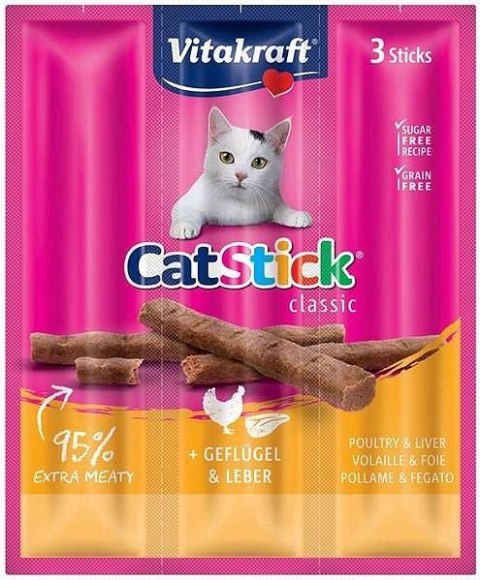 VITAKRAFT CAT STICK MINI drób-wątróbka dla kota 3szt VITAKRAFT CAT STICK MINI drób-wątróbka dla kota 3szt