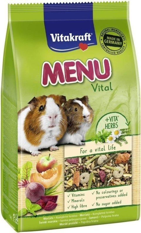 VITAKRAFT MENU VITAL karma dla świnek morskich 1kg VITAKRAFT MENU VITAL karma dla świnek morskich 1kg