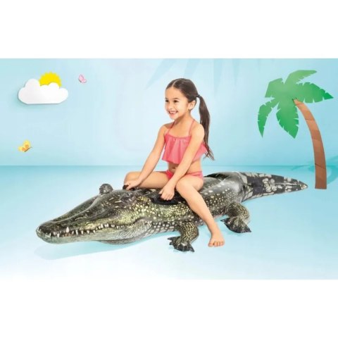 Dmuchany krokodyl materac do pływania 170 cm INTEX 57551 Dmuchany krokodyl materac do pływania 170 cm INTEX 57551