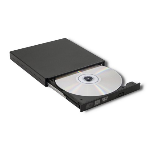 Qoltec Nagrywarka DVD-RW zewnętrzna | USB 2.0 | Czarna Qoltec Nagrywarka DVD-RW zewnętrzna | USB 2.0 | Czarna