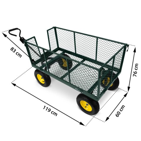 WÓZEK OGRODOWY WYWROTKA 280L HUMBERG HM-510