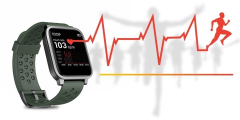 SMARTWATCH RUBICON RNCE58 DARK GREEN SMARTWATCH RUBICON RNCE58 DARK GREEN