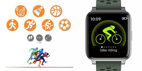 SMARTWATCH RUBICON RNCE58 DARK GREEN SMARTWATCH RUBICON RNCE58 DARK GREEN