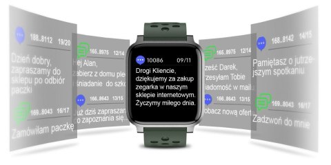 SMARTWATCH RUBICON RNCE58 DARK GREEN SMARTWATCH RUBICON RNCE58 DARK GREEN