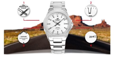 Zegarek Męski CASIO EDIFICE EFR-S108D-7AVUEF 10 BAR Zegarek Męski CASIO EDIFICE EFR-S108D-7AVUEF 10 BAR