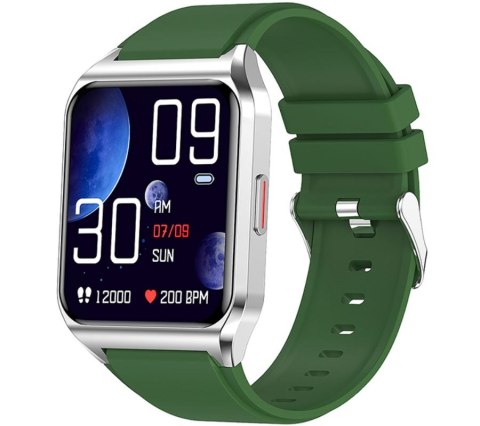 Smartwatch Rubicon RNCE89-4 Srebrno-Zielony Smartwatch Rubicon RNCE89-4 Srebrno-Zielony