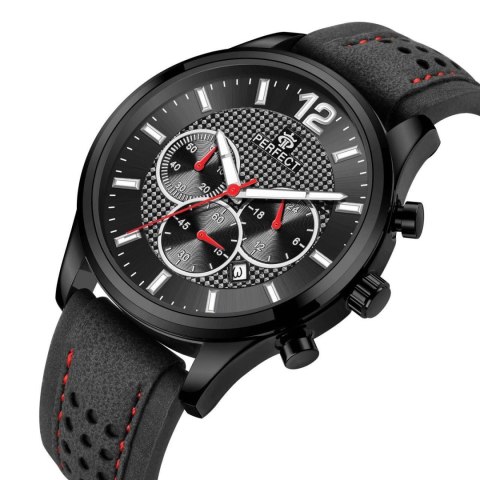 Zegarek Męski Perfect Chronograf CH01L-09 + Box Zegarek Męski Perfect Chronograf CH01L-09 + Box
