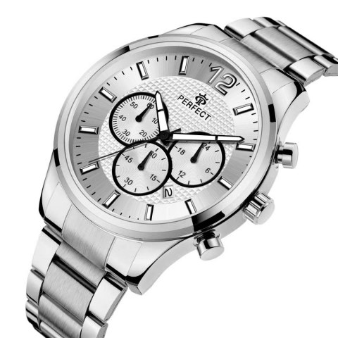 Zegarek Męski Perfect Chronograf CH01M-01 + Box Zegarek Męski Perfect Chronograf CH01M-01 + Box
