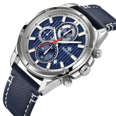 Zegarek Męski Perfect Chronograf CH03L-03 + Box Zegarek Męski Perfect Chronograf CH03L-03 + Box