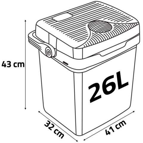 LODÓWKA TURYSTYCZNA BERDSEN ICEMAX 27 LITRÓW TRYB ECO LODÓWKA TURYSTYCZNA BERDSEN ICEMAX 27 LITRÓW TRYB ECO