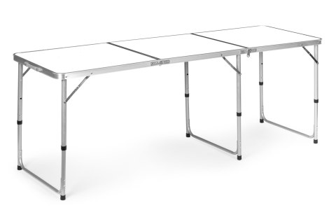 Stolik turystyczny stół składany kemping biały blat 180 x 60 cm Stolik turystyczny stół składany kemping biały blat 180 x 60 cm