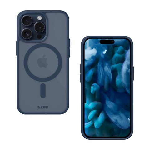 LAUT Huex Protect - obudowa ochronna do iPhone 15 Pro kompatybilna z MagSafe (dark blue) LAUT Huex Protect - obudowa ochronna do iPhone 15 Pro kompatybilna z MagSafe (dark blue)